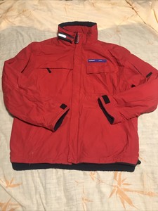 tommy jeans red reversible jacket