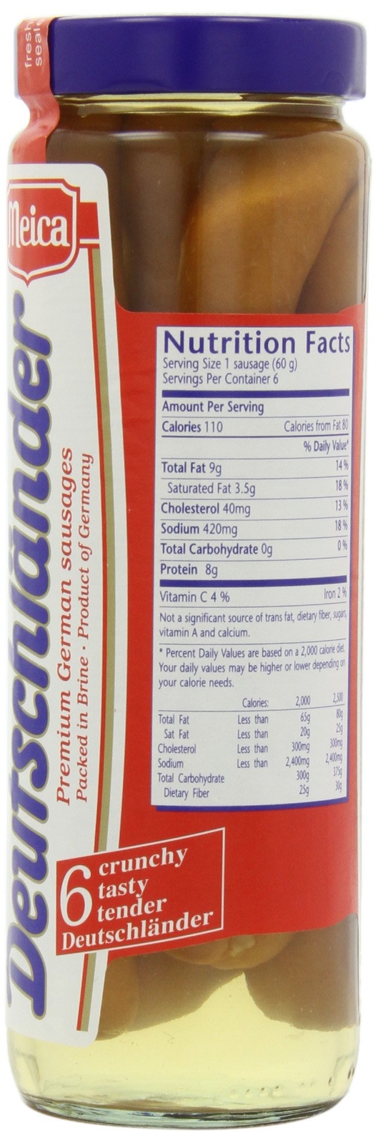 Meica Deutschlander German Sausages, Premium, 12.7 Ounce eBay