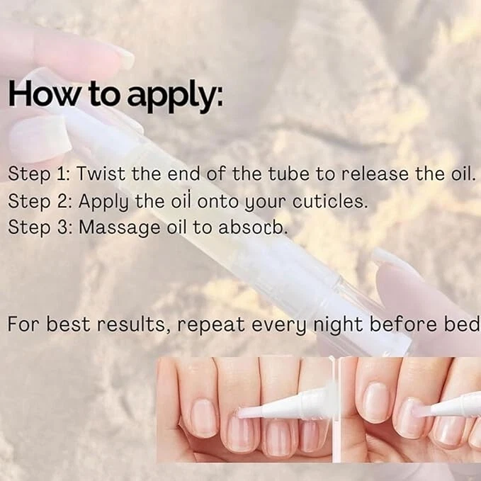 Nail Growth Oil for Strength & Moisture, Strengthener Nail Growth Serum - Image 4 of 4