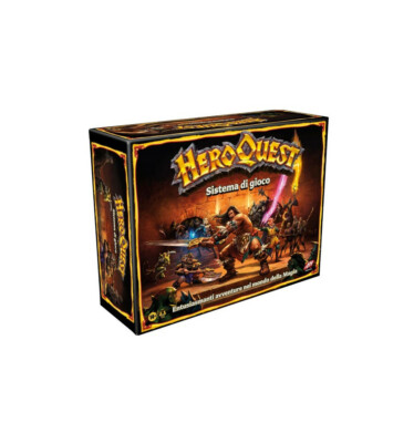 HEROQUEST Hero Quest Spielsystem - Brettspiel Italienische Ausgabe Hasbro
