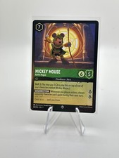 Mickey Mouse-Artful Rogue Lorcana Disney, FIRST CHAPTER Super Rare Mint Reg