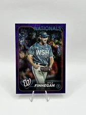 2024 Topps Series 1 Kyle Finnegan Purple Foil  /799 #753 Washington Nationals