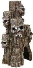 Skull Mountain Aquarium Ornament Exotic Environments Swim Holes for Fish Tank