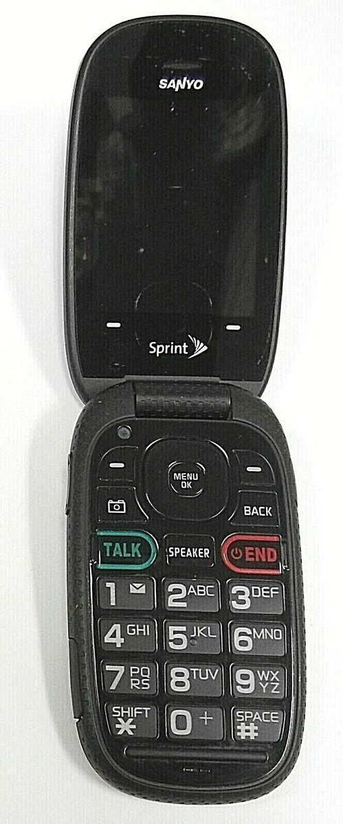 Sanyo Vero SCP-3820 - Black and Blue ( Sprint ) Rare Flip Cell