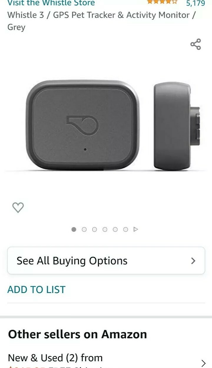 whistle 3 gps tracker