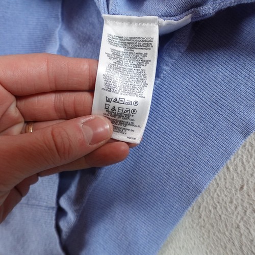 Brooks Brothers Sweater Womens Medium Blue V Neck Supima Cotton Pullover Preppy - Picture 6 of 14