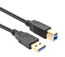 15Ft USB 3.0 Super Speed 4.8Gbps Gold Plate Type A Male to B Male Cable