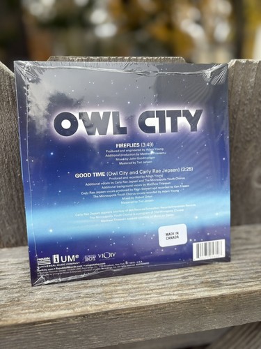 Owl City | FIREFLIES + GOOD TIME – 7” Vinyl Blue Records Singles Day 2024 - Picture 2 of 3