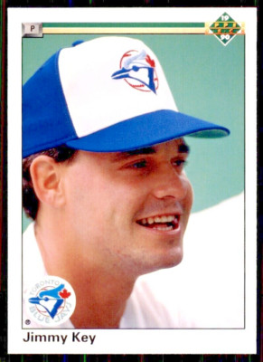 1990 Upper Deck #462 Jimmy Key Pitcher Toronto Blue Jays FREE