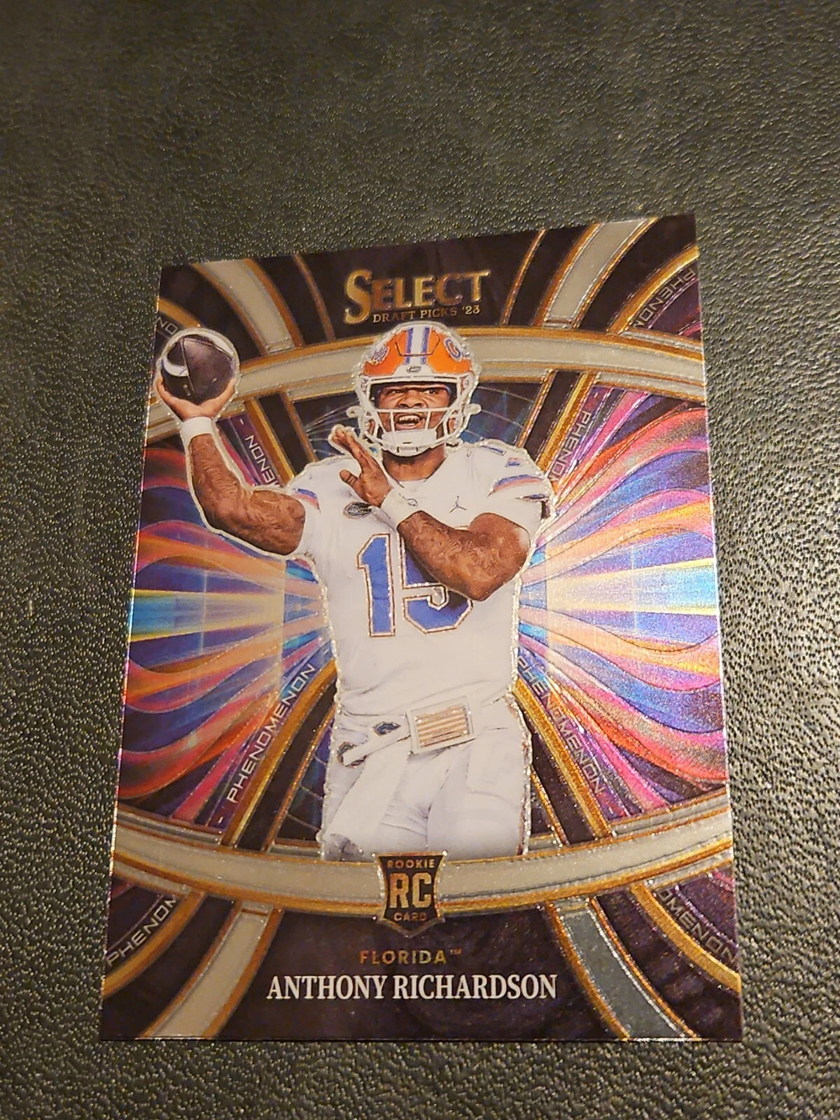 2023 Panini Select Draft Picks Anthony Richardson Phenomenon PH-AR Rookie Card