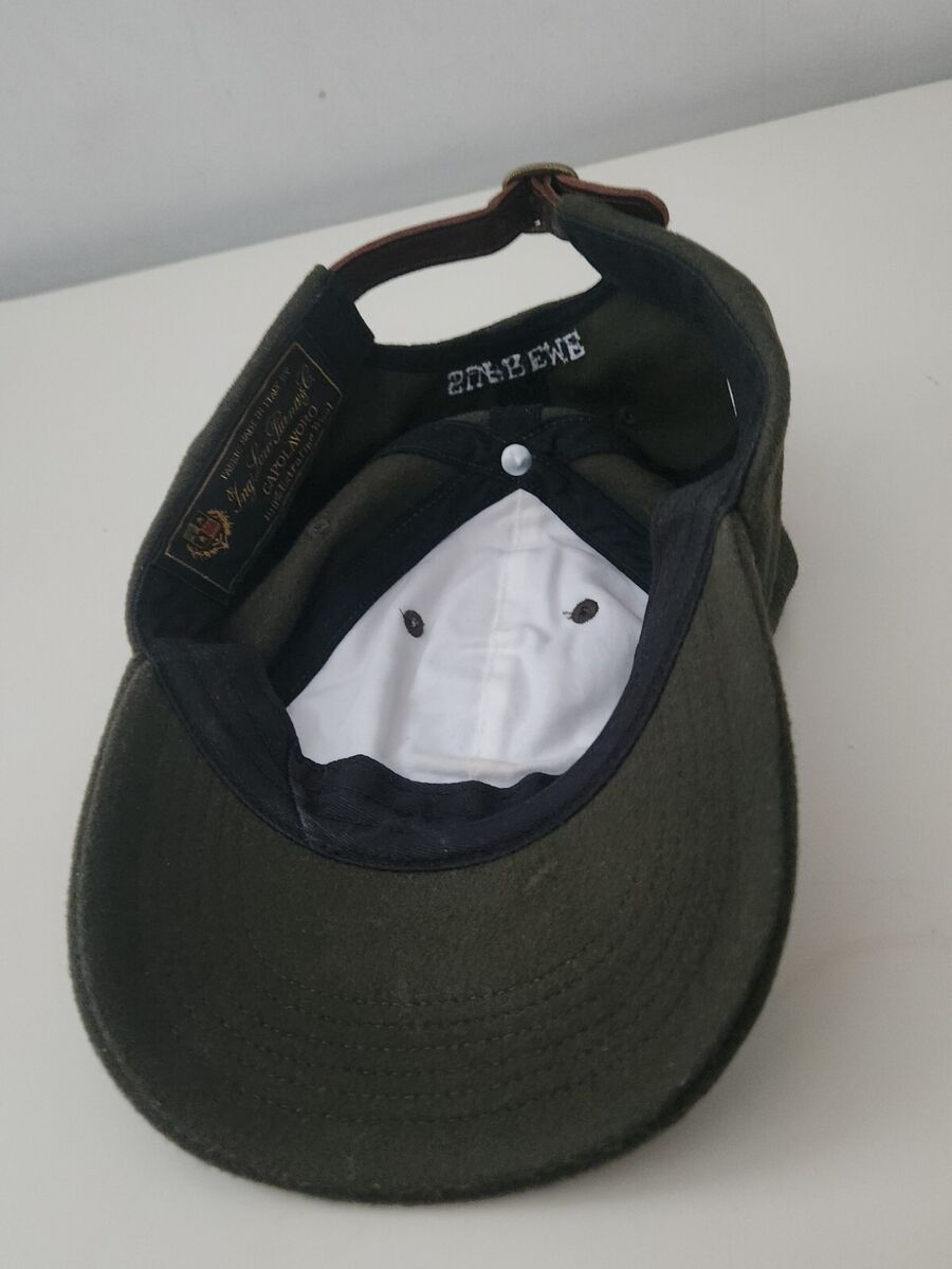 FW21 Supreme Loro Piana Wool S Logo 6-panel cap Olive Hat FW21 Supreme Loro Piana Wool S Logo 6-panel cap Olive Hat