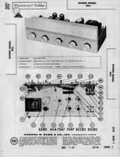 1961 DAVID BOGEN PR2 STEREO PRE AMPLIFIER SERVICE MANUAL PHOTOFACT SCHEMATIC FIX