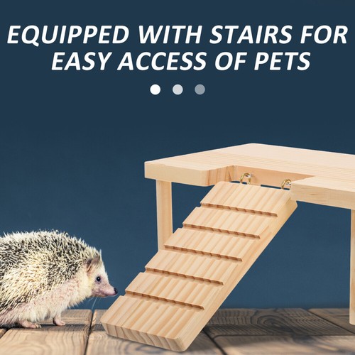 Tall Hamster Platform Chinchilla Toys Cage Animal Playground Baby - 第 6/12 張圖片