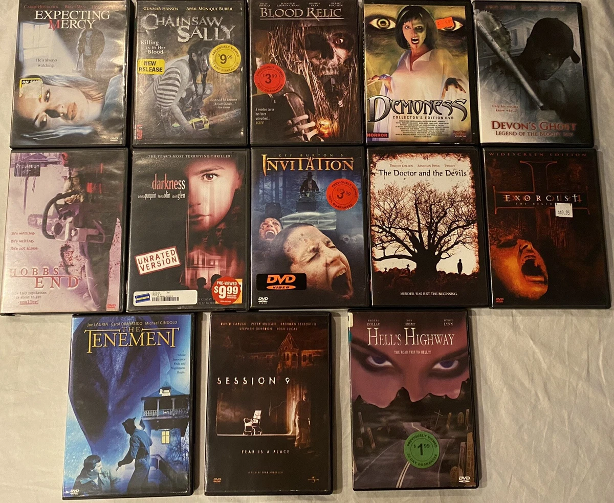 Classic Horror Movie DVD Bundle