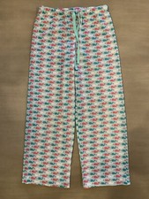Vineyard Vines Lounge Pants Girls 6 7 Blue Pink Whale Dot PJ Pajama Bottoms