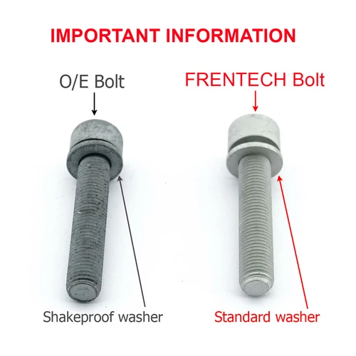 For Seat Leon (5F) 2012-2021 2x Rear Brake Caliper Bracket / Carrier Bolts