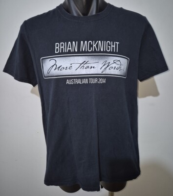 Brian McKnight More Than Words... Australian Tour 2014 T-Shirt Medium Concert