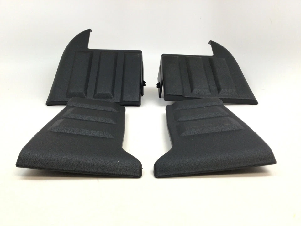 Dodge Ram 1500 2010-2019 cubierta de riel de plataforma de esquina juego de 4 tapas molduras nuevas OEM Foto 2 de 4