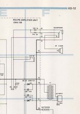 Schematic Circuit Wiring Diagram-Pioneer Centrex KD-12 Portable Audio Cassette