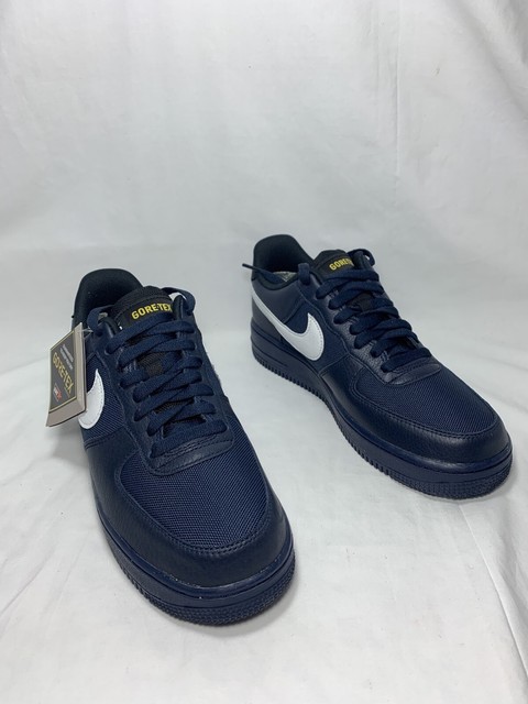 Size 10.5 - Nike Air Force 1 Low x Gore-Tex Navy for sale online | eBay