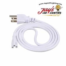 1.5FT, 3FT, 6FT 3 Prong Power Cords for use with T5/T8 LED Integrated Lights
