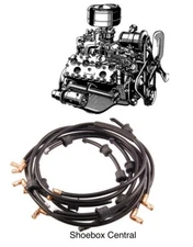 1949 1950 Ford V8 Correct Spark Plug Ignition Wire Set