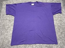 NEW Vtg BLANK Purple XL Shirt Fashion Gear USA MADE Skate Grunge single stitch