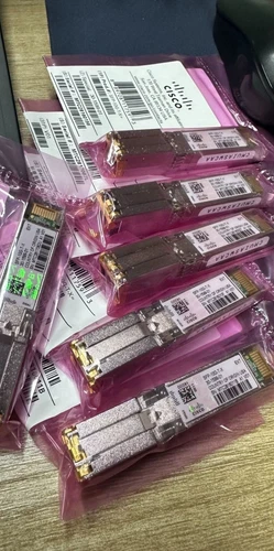 1pcs Cisco SFP-10G-T-X 10G SFP+ 10GBASE-T Copper RJ45 80m Transceiver Module