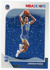 2019 NBA Hoops Holiday Jordan Poole Snowflake Rookie Card !!