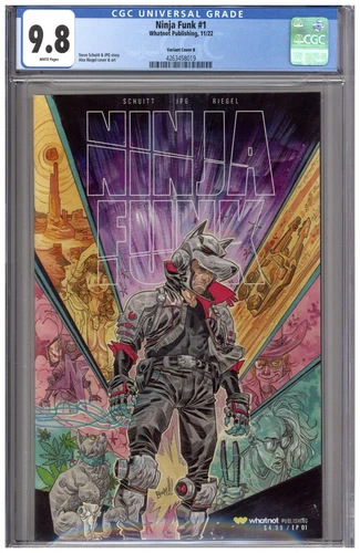 Ninja Funk #1 CGC 9.8 Variant Cover B Alex Riegel Edition 2022 Whatnot