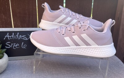 Women's Adidas Cloudfoam Shoe Size H00585 Lavender Light