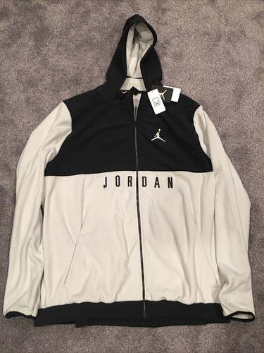 Nike Air Jordan Full Zip Fleece Hoodie Jacket Cream Off White Mens Sz 3XL  AQ8074 | eBay