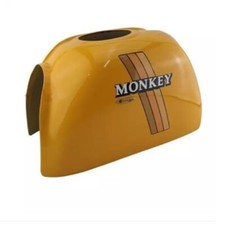 Cubierta depósito moto honda monkey 125 amarilla, puede cubrir el original