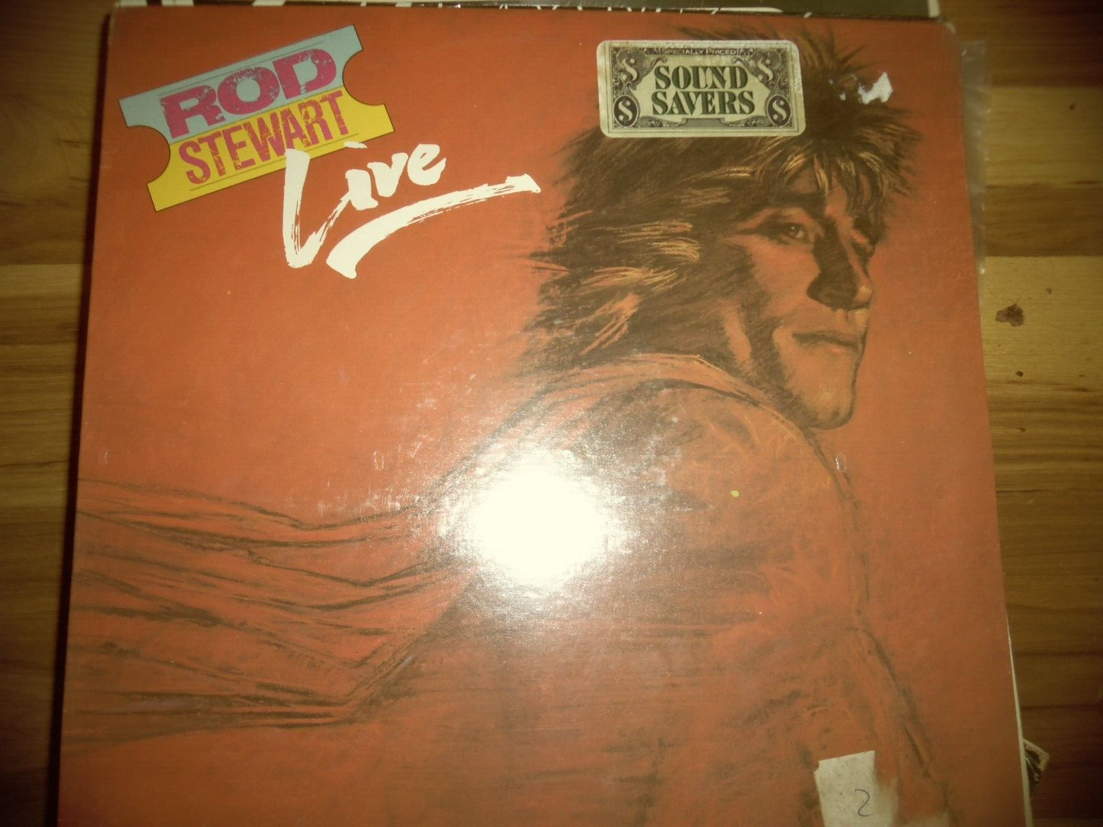 VINTAGE VINYL RECORDS ROCK ROD STEWART LIVE BRAND NEW SEALED-image