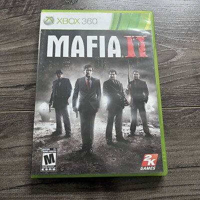 Mafia II (Microsoft Xbox 360, 2010) Complete With Manual And Map, CIB