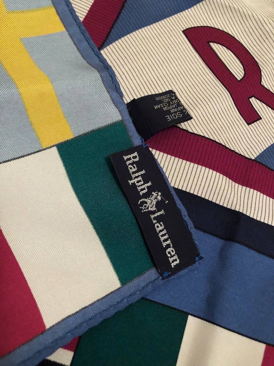 Vintage Ralph Lauren Polo Stadium Olympic Crest Scarf 1992 | eBay