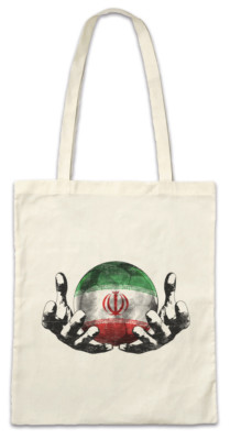 Iran Football Magic Ball Stofftasche Einkaufstasche Iranian Soccer Flag World