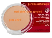 NIB SHISEIDO SHEER AND PERFECT COMPACT (REFILL) OIL-FREE SPF 21 - SELECT COLOR