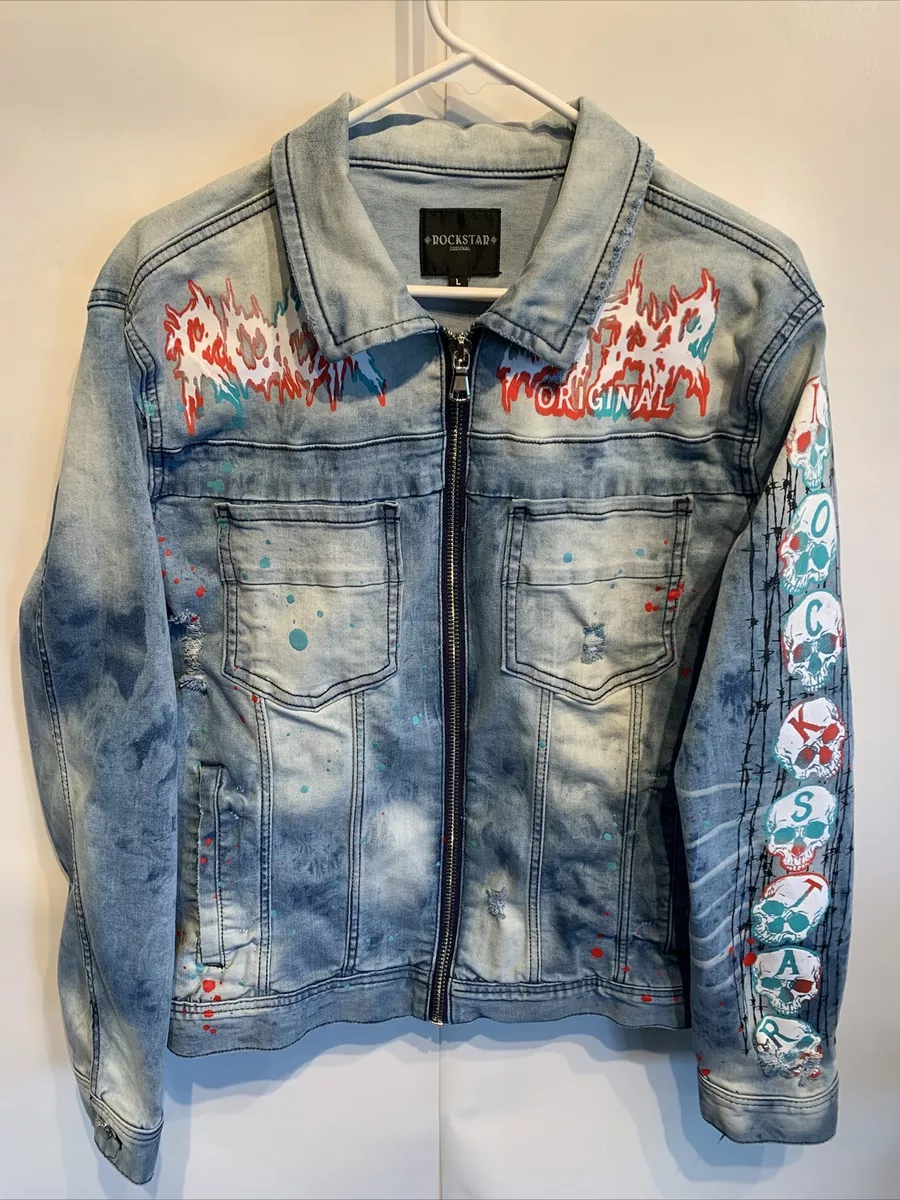 Mens streetwear hotsell denim jacket