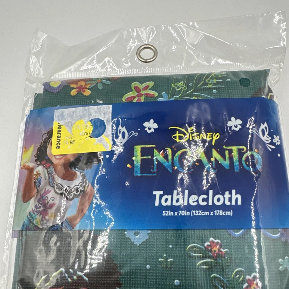 Nuevo Mantel Disney Encanto PEVA Plástico (Limpiar) 52 X 70 Suministros para Fiesta Foto 3 de 4