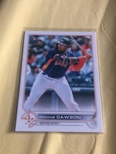 NJR#6  2022 Topps Series 1 Baseball Rookie Ronnie Dawson Houston Astros