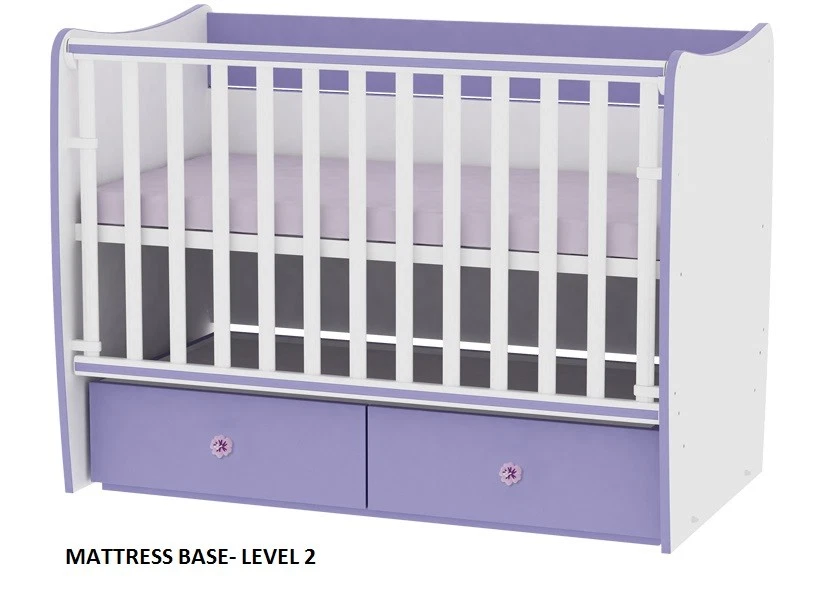Luxury swing baby bed/cot Lorelli Matrix in various colour combos - Image 2 of 3