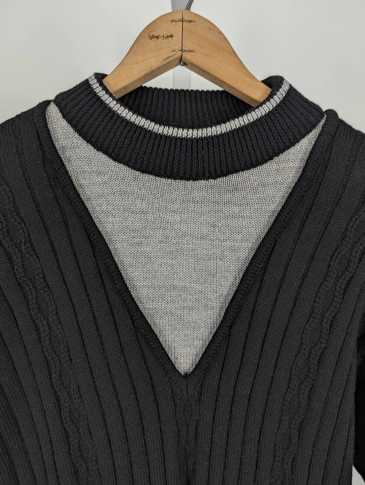 Giorgio Armani De Colección Años 90 Tejido Italiano Mod Años 60 Estilo Atómico Geométrico Acanalado Italia Foto 4 de 4