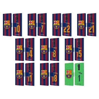 FC BARCELONA 2020/21 PLAYERS HOME KIT GROUP 1 LEATHER BOOK CASE FOR NOKIA PHONES