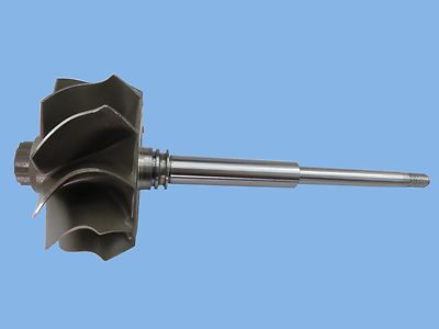 2000-04 GMC Chevy Duramax LB7 6.6L IHI RHG6 Turbo charger Turbine Shaft & Wheel