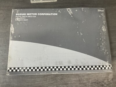 2009 - 2016 SUZUKI GSXR1000 GSXR 1000 OWNER OWNERS MANUAL BOOKLET