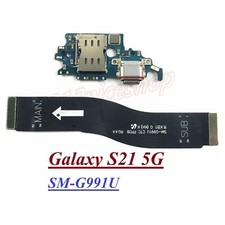 OEM Charging Sim Jack Board MotherBoard Cable For Samsung Galaxy S21 5G SM-G991U
