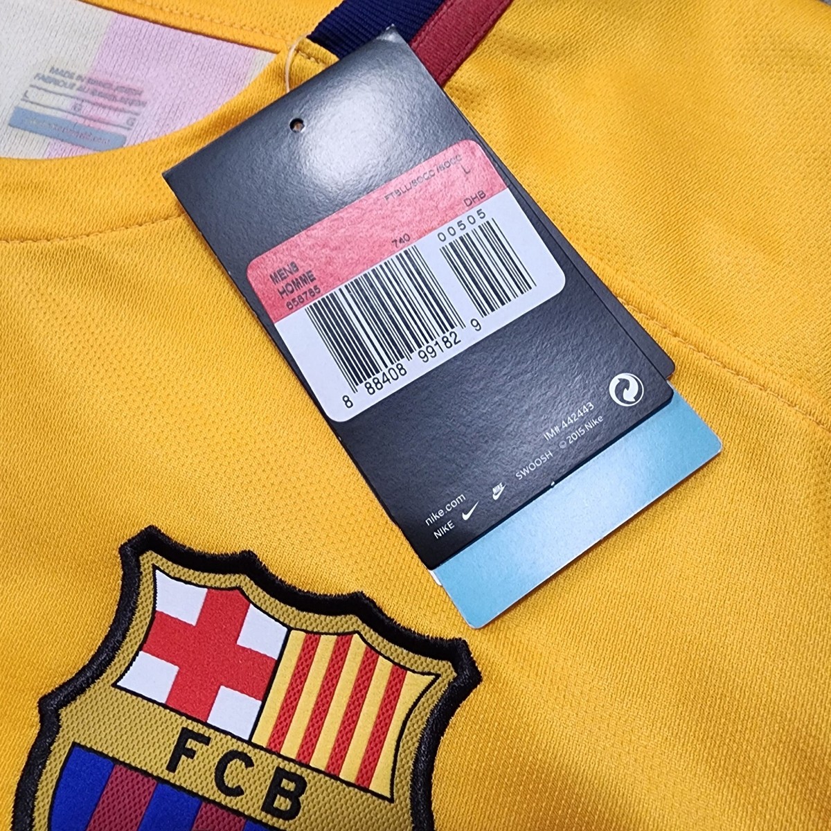 FC Barcelona 2016 Nike イニエスタ 2016/17 Barcelona Third Jersey #8 A. INIESTA XL Nike