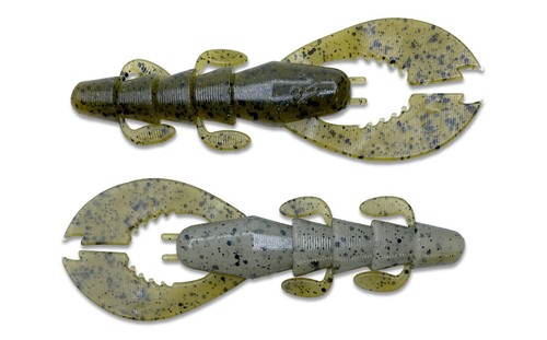 20ct 4" Bottom Licker Crawfish Bass Fishing Lure Floating Claws Jig Trailer - Picture 52 of 53