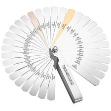 32 Blade Feeler Gauge Dual Metric & SAE Reading Combination Gap Thickness Tool